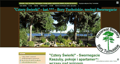 Desktop Screenshot of czteryswierki.pl